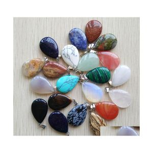 Charms Natural Stone Water Grow Tigers Olhe Rose Quartz Opal Pingententes Chakras Gem Fit Brincho