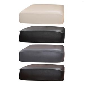 Poduszka PU skórzana sofa s Cover Case Case Elastery do salonu