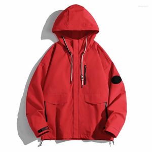 Мужские куртки Япония в стиле Bigger Pocket 2023 Весенняя осенняя куртка мужская хип -хоп -уличная одежда Bomber Older негабаритный 3XL