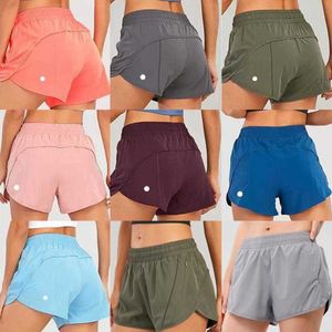 Lululemens Shaping Yoga Multicolor Loose Breathable Quick Drying Sports Hotty Hot Shorts Women's Underwears Pocket Trouser Skirtot2vw1nt