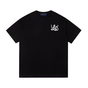 メンズストリートTシャツサマーラウンドネックTシャツハイストリートメンズアンドレディースの同じダブルヤーンファブリックショートスリーブ女性スウェットシャツF4X22