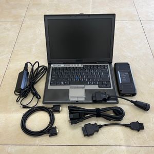 VCADS PRO PARA VOLVO TROCAÇÃO INTERFORA DO SCANNER DO FERRAMENTO DE DIAGNÓSTICA COM LAPTOP MULTIMIDAGEMS D630 Pronto para usar