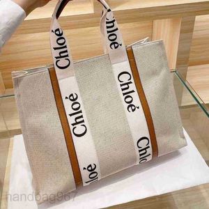 outlet Woody Tote Bag Designer Small Handbag Hands Cloe Bags Book Selling Letter Printing Canvas Shopping Large Capacity Japanese Tote Single Shoulder 3XF9