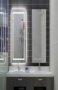 Rettangolare a parete a parete illuminata vanit￠ specchio da bagno anti nebbia Dimmer touch camera da letto mobili per la casa luce cosmetica mir3445459