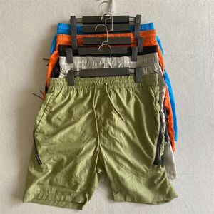 Projektant Summer Men Shorts One obiektyw z kieszenią szorty Flatt nylonowe ubranie barwione szorty pływackie nasze bawełniane ścieżki rozmiar m-xxl czarny szary niebieski plaża