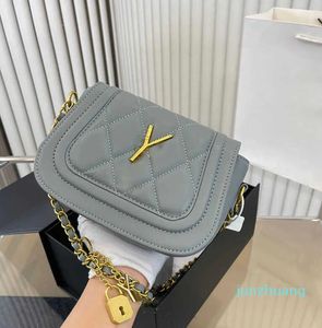 NEW Shoulder Bags Lettering Printing Designer Bag Women Chain Crossbody Bags Luxury 3Leather Black Messenger Bags Purses Fashion Small Wallet 221215