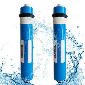 Liquid Syrup Pourers 2PCS 5075100GPD Home Kitchen Reverse Osmosis RO Membrane Replacement Water System Filter Purifing 230222