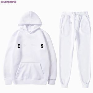 Hoodies Pants 2 Piece 2023 New High Street Brand Esentialsweater Autumn Winter Men's and Women's Fleece Casual Loose Fashion