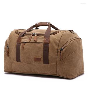 School Bags Fashion Large Capacity Bag Waterproof Canvas Outdoor Travel Multi-functional Tote Shoulder Messerger