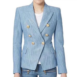 designer jacket womens clothe jacket blazer woman Pure color Series Suit Jacket A grain of buckle Slim Plus Size Women's Clothing A135