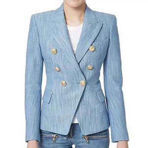 Designer Jacket Womens Clothe Jacket Blazer Woman Pure Color Series kostym Jacka A Grain of Buckle Slim Plus Size Women's Clothing A135