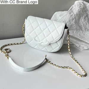 CC axelväskor klassiska kvinnor mini Fanny Pack Makeup Bag Diamond Lattice Leather Quilted Luxury Plånbok Crossbody Designer Portable Tange Touch Card Holder Coin P P