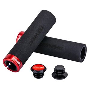 Componentes do guidão de bicicleta Grip de barra de barra para bicicletas e scooters MTB GRIPS BICYCLE ÚNICA LOCK SPONGE ANTI -SKID -Peças de absorção