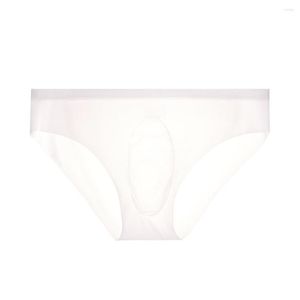 Underpants Silk Men's 3d Ice Briefs Panties Breathable Seamless And Stockings Sleeves