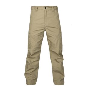 Calças masculinas Caminhadas ao ar livre calças táticas 50cotton e 50 nylon wearsistant homens masculinos 230221