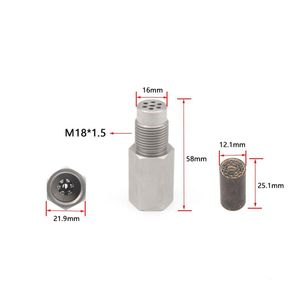 Autosensoren prüfen Motorlicht O2-Sauerstoffsensor Abstandshalter M18 x 1,5 Cel Eliminator Mini-Katalysator Simator 304 Edelstahl-Adapter M1 Dhpgq