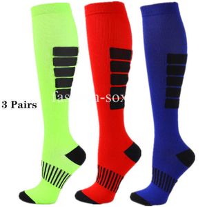 5PC Socks Hosiery 3 Pairs Compression Socks Cycling Socks Basketball Football Soccer Atheletic Sports Socks Women Men Compression Stockings Socks Z0221