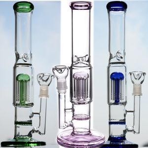 Huvudskiva riggar vattenpipa bubblar glas vatten bongs r￶kande r￶rtillbeh￶r perkolator med 18 mm sk￥l 31 cm l￥ng