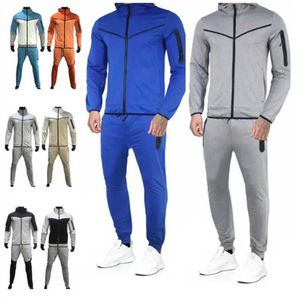 Mens Tracksuit Pant Hoodies Tech Fleece Pants Designer Hooded Jackets Space Cotton Byxor Womens Coats Bottoms Men Joggers Running Quality IWB2