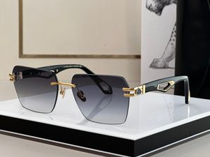 Rock Sunglasses Designers For Men Women Summer THE WEBEN II Style Anti-Ultraviolet Square Frameless Glasses Random Box