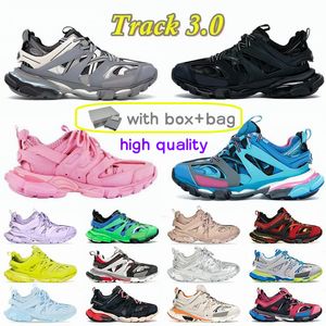 Shoes Luxury Brand Designer Women Track 3.0 Triple White Black Tracks 2 Beige Tess.s. Gomma Leather Nylon Printed Platform Sneakers Shoes