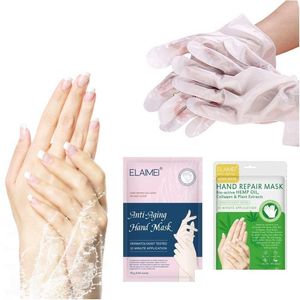 Outras ferramentas de cuidados com a pele Elaimei Mãos Máscara Luvas Silk Ski Imps Dry Esfoliante Mão Máscaras Remover Morto Hidratante Drop Delivery H Dhtrb