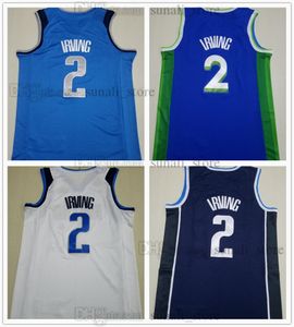 2 Kyrie Basketball Irving Jerseys Stitched Men 100% Embroidery