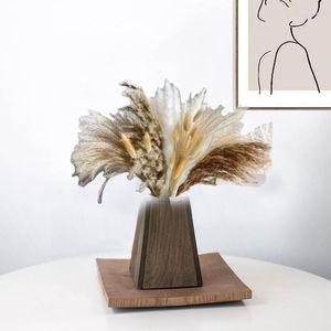 Dekorativa blommor A63i 72 PCS Reed Pampas Set Forget-Me-Not Dried Flower Bouquet Immortal Decoration For Arrangements Home Decor