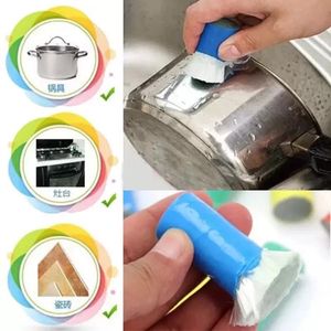 brush cleanser 2/PCS strong cleaning artifact magic wand metal rust removal brush useful kitchen cleaning tool