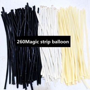 Другие мероприятия поставляют 100 шт. Черный белый прозрачный 260 Long Strip Latex Twifling Balloon для животных моделировать рождественский день рождения свадебный декор 230221