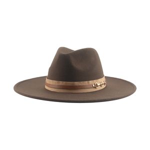 Hat Hats for Women Fedora Hat Fedoras Felt Caps Man Male Luxury Dress Wedding Decorate Hats for Men Belt Band Cap