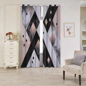 Curtain Arrivals Creative Cartoon Scenic Geometry Pattern 01 Tapestry Study Bedroom Home Decor Kitchen