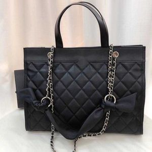 Luxury Brand design Letter CC Shopping Bags 937 shoulder Chain bag woman's Jumbo Maxi GST handbag lambskin Leather vintage plaid messenger bag