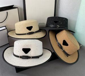 2022 Wide Brim Casquette Straw Hat Men Women Fashion Summer Hat Beach Cap Bucket Hats Wholesale