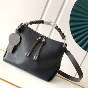 Counter Quality Designer Hobo Bag Luxury Tote Bag Handväska 32 cm äkta läder crossbody väska hög imitation axelväska med låda zl128