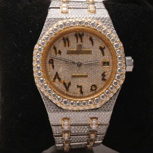 Wristwatch 2024new arrival brand iced out high quality luxury gold sier original customized hip hop men Diam ond diamond wrist watchEYCNUGBS