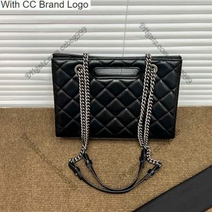 CC Totes Vintage Briefcase French Women Totes Bags Black Diamond Quilted Designer Shoulder Crossbody Chains Outdoor Packs Lager Capacity Luxury Pouch Shopping P