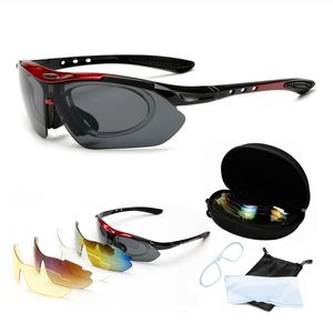 Outdoor Brillen Radfahren Brillen Herren Damen Sport Sonnenbrille Brille MTB Straße Blendschutz Reiten Fahrrad Schutz 5 Objektiv 230222