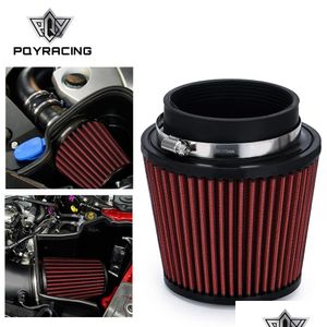 Luftfilter Pqy Universal Car Modification High Flow Inlet Cold Intake Cleaner Pipe Modified Scooter 4 100Mm Drop Delivery Automobile Dhcuk