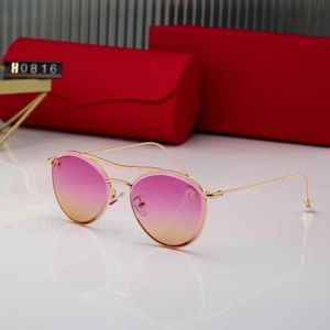 Vehla Eyewear Moda Tasarımcısı Güneş Gözlüğü Kadın Retro Erkekler Karty Metal Çerçeve Güneş Gözlüğü Premium Açık Seyahat Gözlükleri 7 Renk Hediye Kutusu