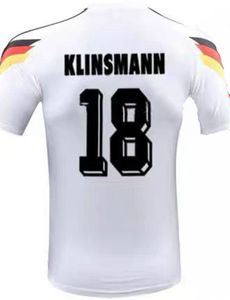 1988 1990 1992 2006 Retro Soccer Jerseys Alemania Vintage Klinsmann Voller Moller Gotze Matthaus Camisa Maillot Kits Men Maillots de Football Jersey