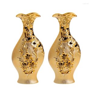 Decorações de Natal CX American Light Luxury Decorative Flower Vase Arranjo se movendo para a casa Móveis criativos