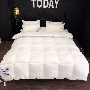 寝具セットHilton5star el soy fiber goose down duvet bed bed belvet comforter ceen king soft冬非常に暖かい220x240キルトブランケット230222