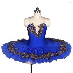 Scene Wear Blue Bird Professional Ballet Tutus för barn- och vuxna prestanda Kostymer Ballerina Dress Pancake Bll107