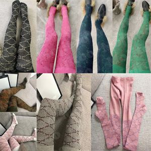 Buchstaben Damen Leggings Strumpfhosen Designer Socken Strümpfe verdicken Winter warm halten Strumpfhosen für Damen