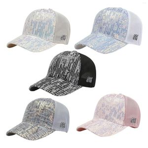 Berets Women Men Cearsing Oddychane plażę regulowaną czapkę baseballową Hip Hop Hat Sun Summer Mash