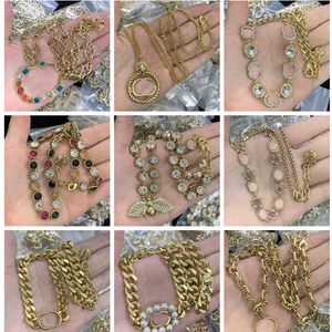Designer pendent halsband smycken kubansk choker halsband g krage vintage chunky tjock länk silver kedja för kvinnor män tillbehör 2023
