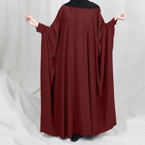 Abbigliamento etnico Abaya Dubai Turbante turco Donne musulmane Avvolgere Malesia Scialli Sciarpe Hijab marocchino Eid 2023 Caftano Elegante veste lunga