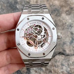 Fashion handkerchief 2022 new men's Cutout automatic chain mechanical watch sapphire glass stainless steel watchband 30 meters waterproof