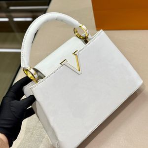 Bolsas de ombro de marca de luxo Bolsas de bolsas femininas Bolsas de negócios Bolsas de negócios Capucines Bolsa Bolsa de menina moda Lady-smags Mulher Bola quente bolsa